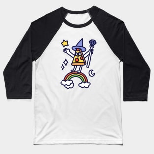 Wizard Pizza Baseball T-Shirt